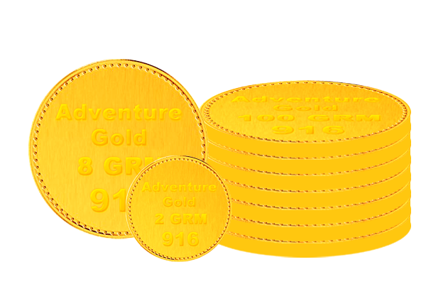 Adventure 916 gold coin export and import UAE, SINGAPORE